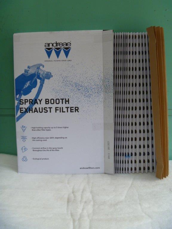 Andreae Cardboard Exhaust Filter 900mm x 9.2m Box