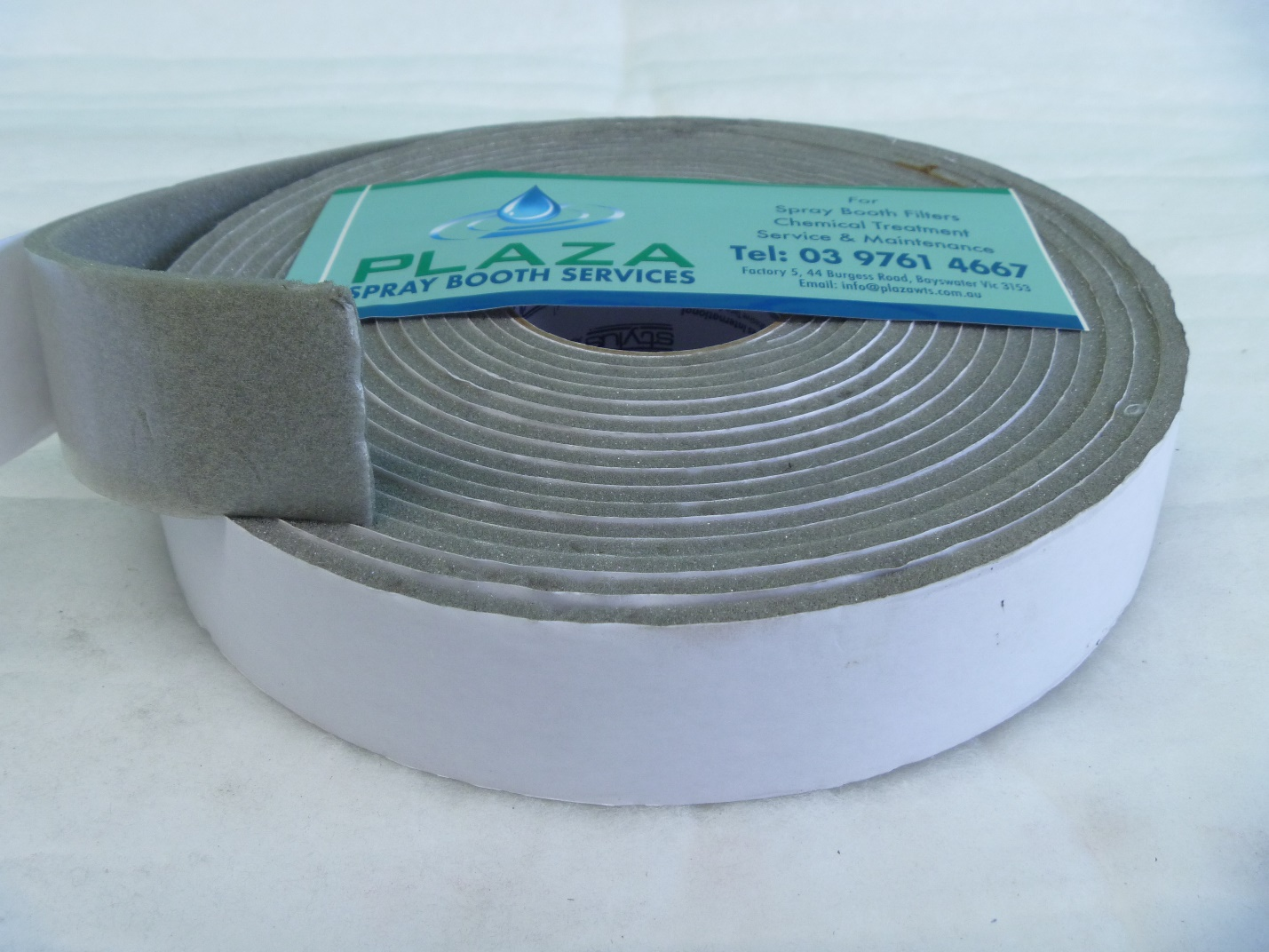 Adhesive Felt Door Seal 48mm W x 6mm H x 12m L Rol